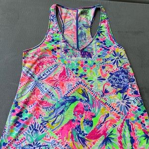 Lilly Pulitzer Luxletic Racer back tank top